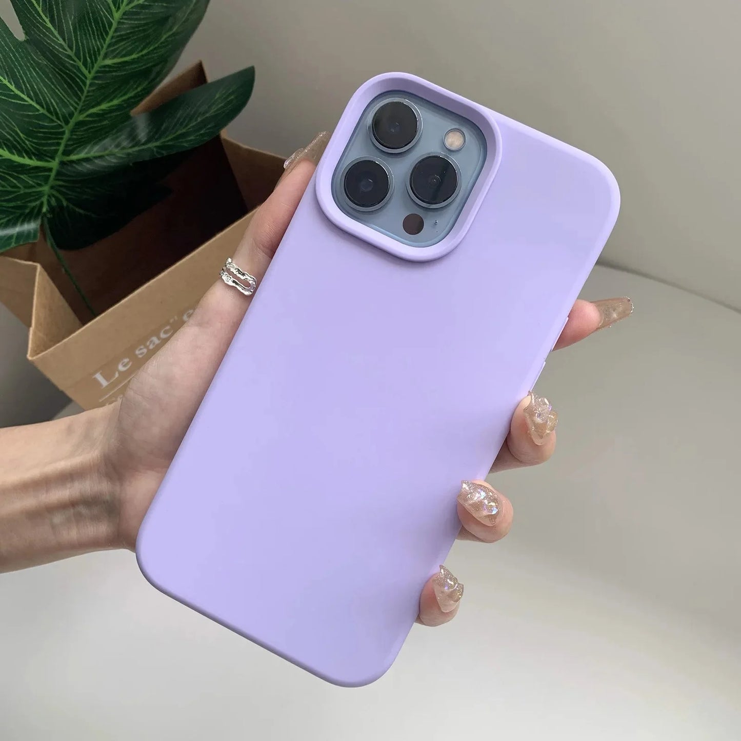 Liquid Silicone Phone Case | Full Coverage Protective Cover for iPhone 7 to 16 Series